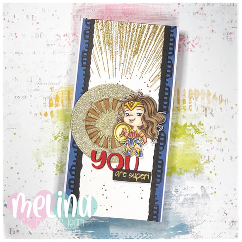 Superhero Clear Stamp Set